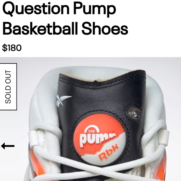 QUESTION PUMP BASKETBALL SHOES - Picture 4 of 11